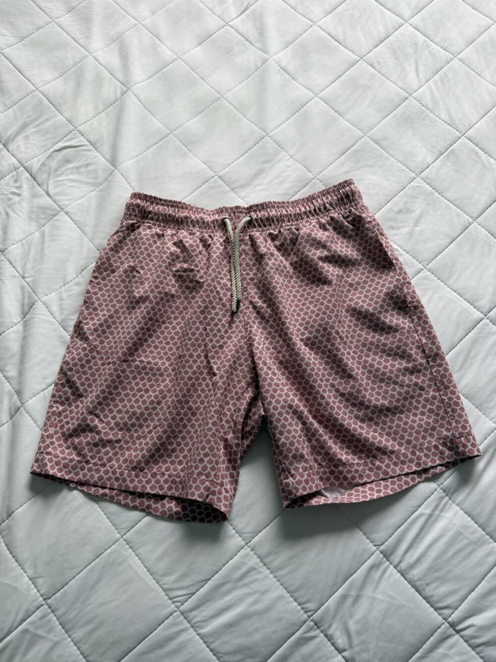 Faherty Men's Bathing Suit - MEDIUM - Pink - *GREAT Condition*
